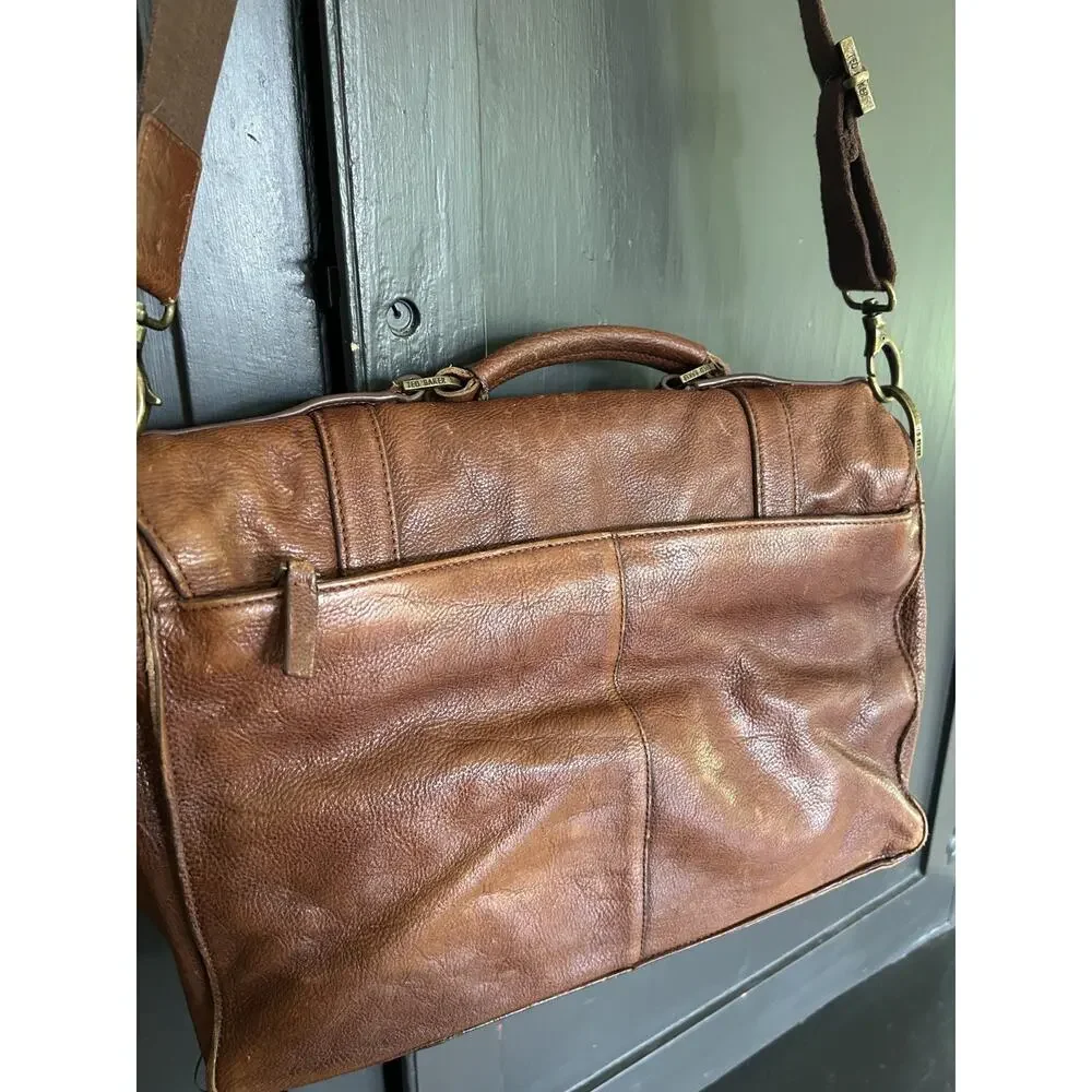 Ted Baker London Vintage-Inspired Leather Satchel Messenger Laptop Bag